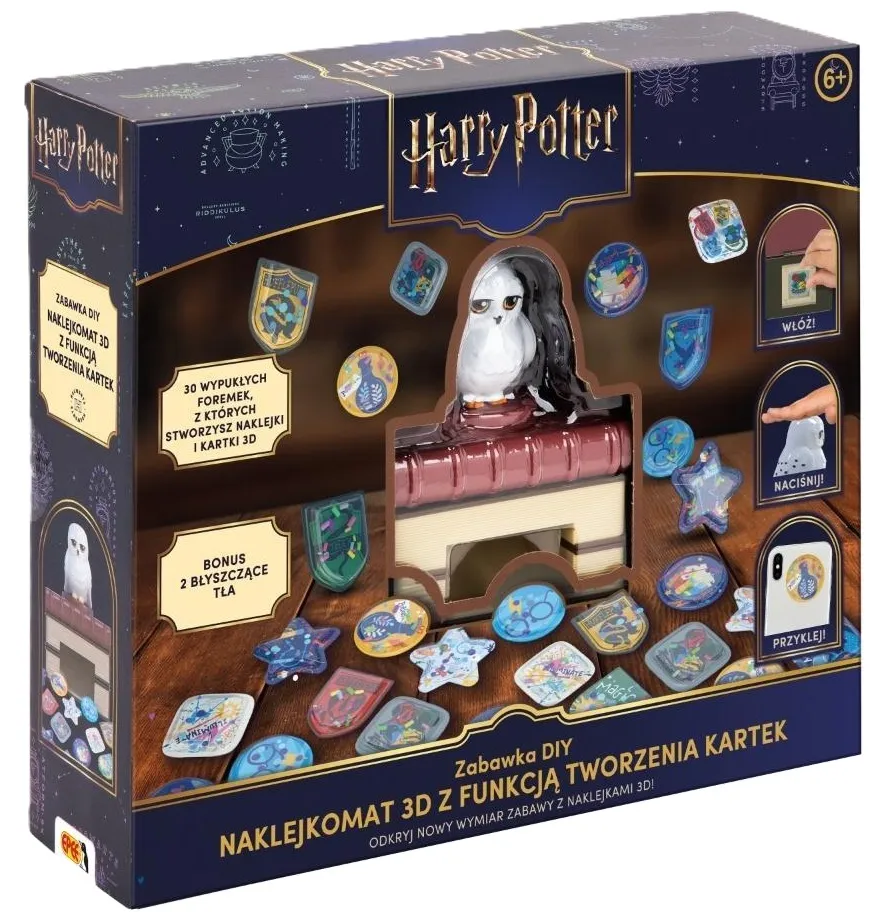 Naklejkomat 3D Harry Potter z funkcją tworzenia kartek – zdjęcie 2 z 2