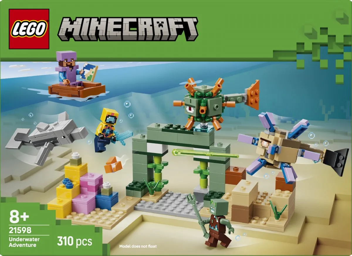 Klocki Minecraft 21598 Podwodna przygoda – zdjęcie 2 z 7