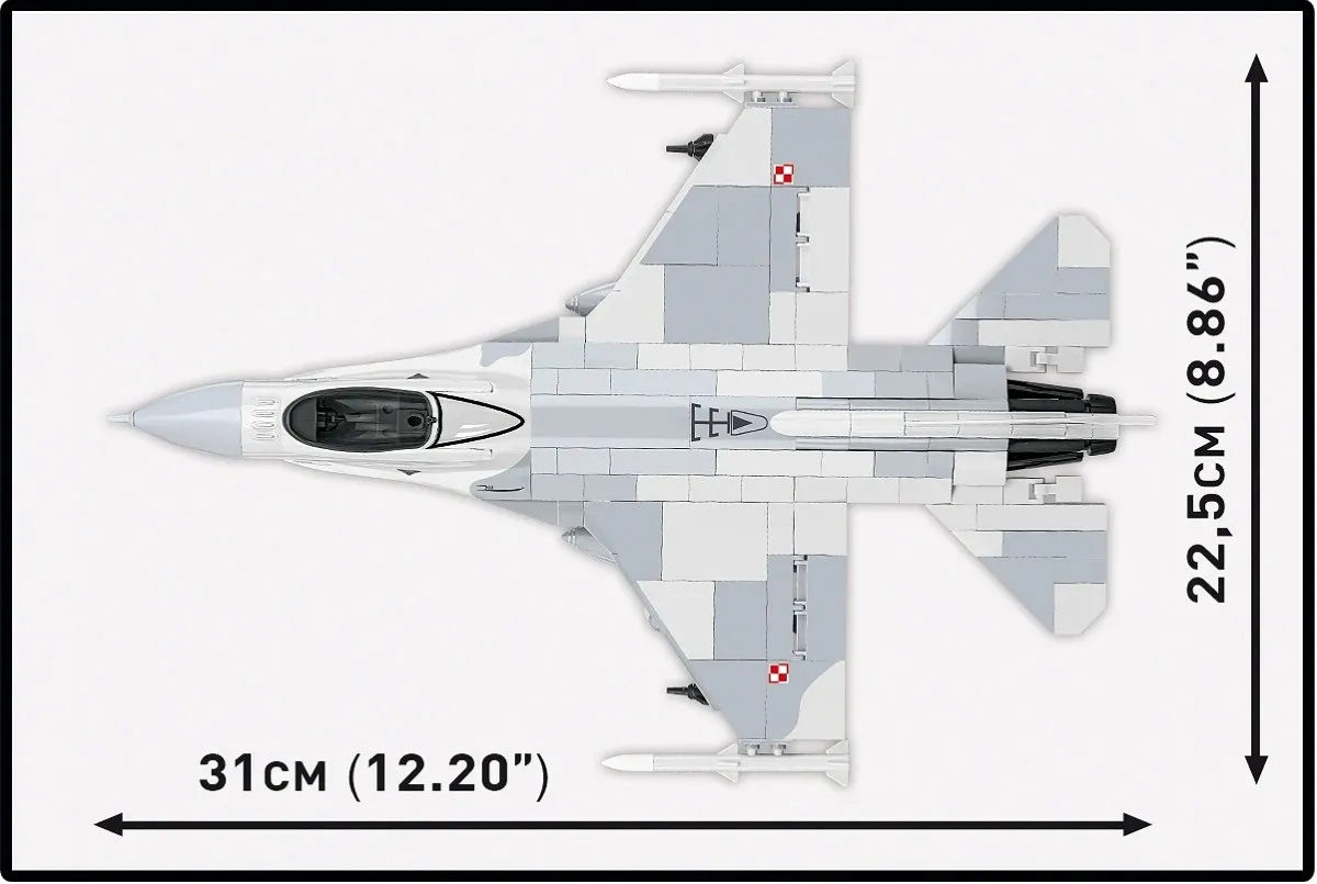 Klocki F-16C Fighting Falcon 463 klocków – zdjęcie 4 z 8