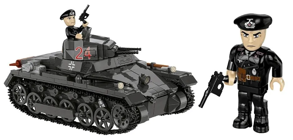 Klocki Niemiecki Czołg Panzer Ausf.B 654 elementy – zdjęcie 9 z 10