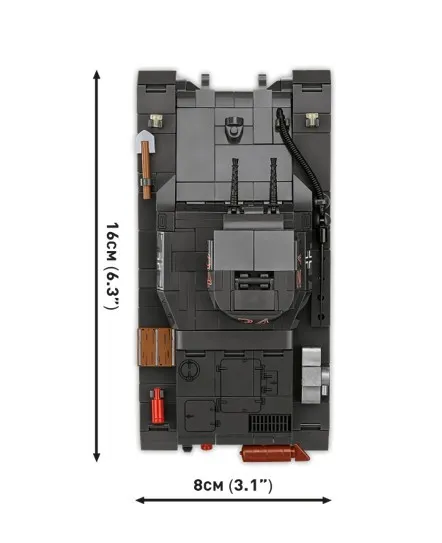 Klocki Niemiecki Czołg Panzer Ausf.B 654 elementy – zdjęcie 4 z 10