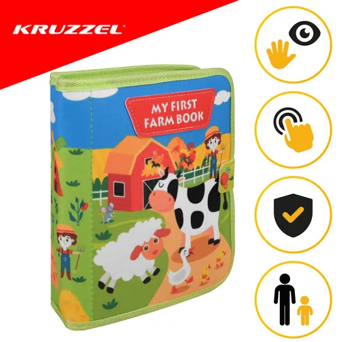 Książeczka manipulacyjna - farma Kruzzel – zdjęcie 2 z 8