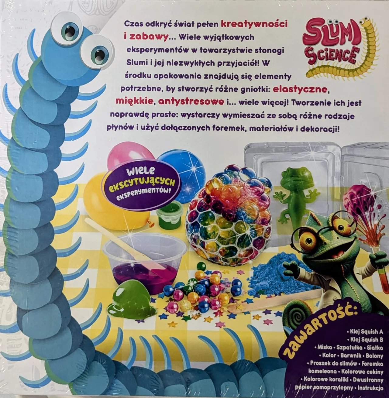 LISCIANI Zestaw kreatywny Lisciani Slumi Science Laboratorium Gniotków – zdjęcie 2 z 2