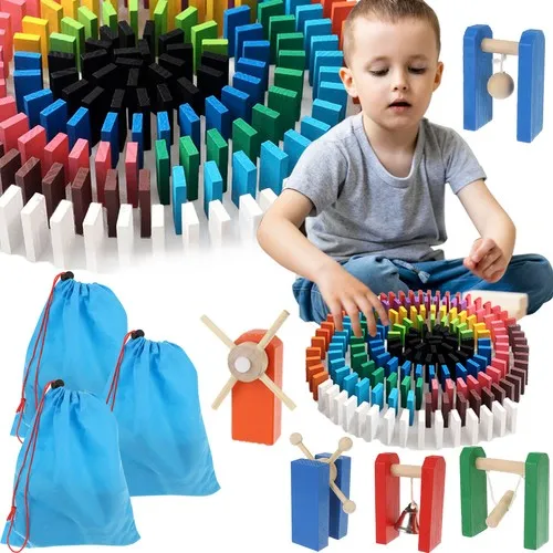 Domino drewniane 1080 el – zdjęcie 1 z 8