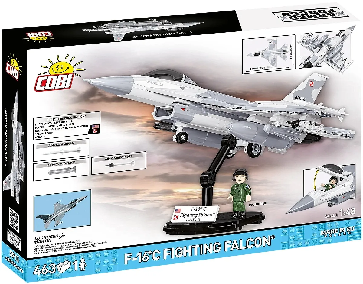 Klocki F-16C Fighting Falcon 463 klocków – zdjęcie 3 z 8