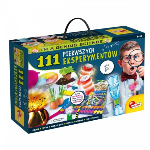 LISCIANI Zestaw naukowy IM A Genius - 111 pierwszych eksperymentów