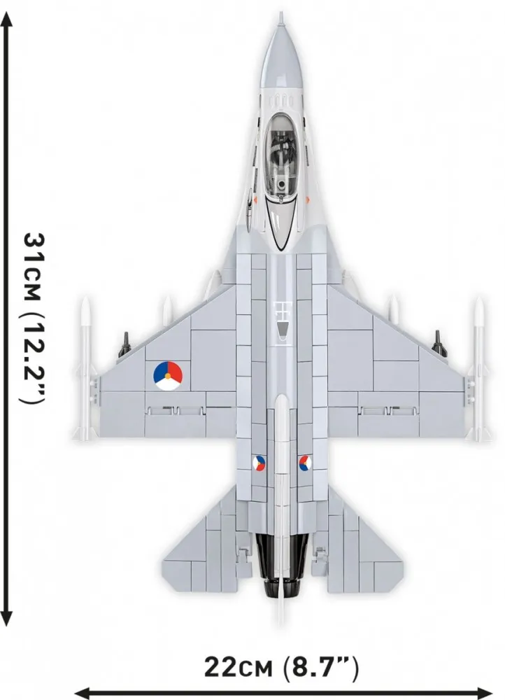 Klocki F-16 AM Fighting Falcon 425 klocków – zdjęcie 4 z 8