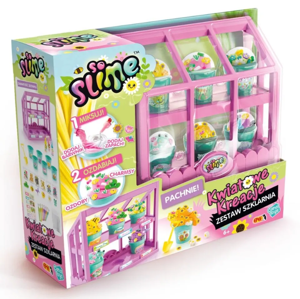 So Slime Kwiatowe Kreacje - zestaw Szklarnia – zdjęcie 1 z 3