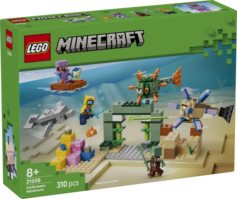 Klocki Minecraft 21598 Podwodna przygoda – zdjęcie 1 z 7