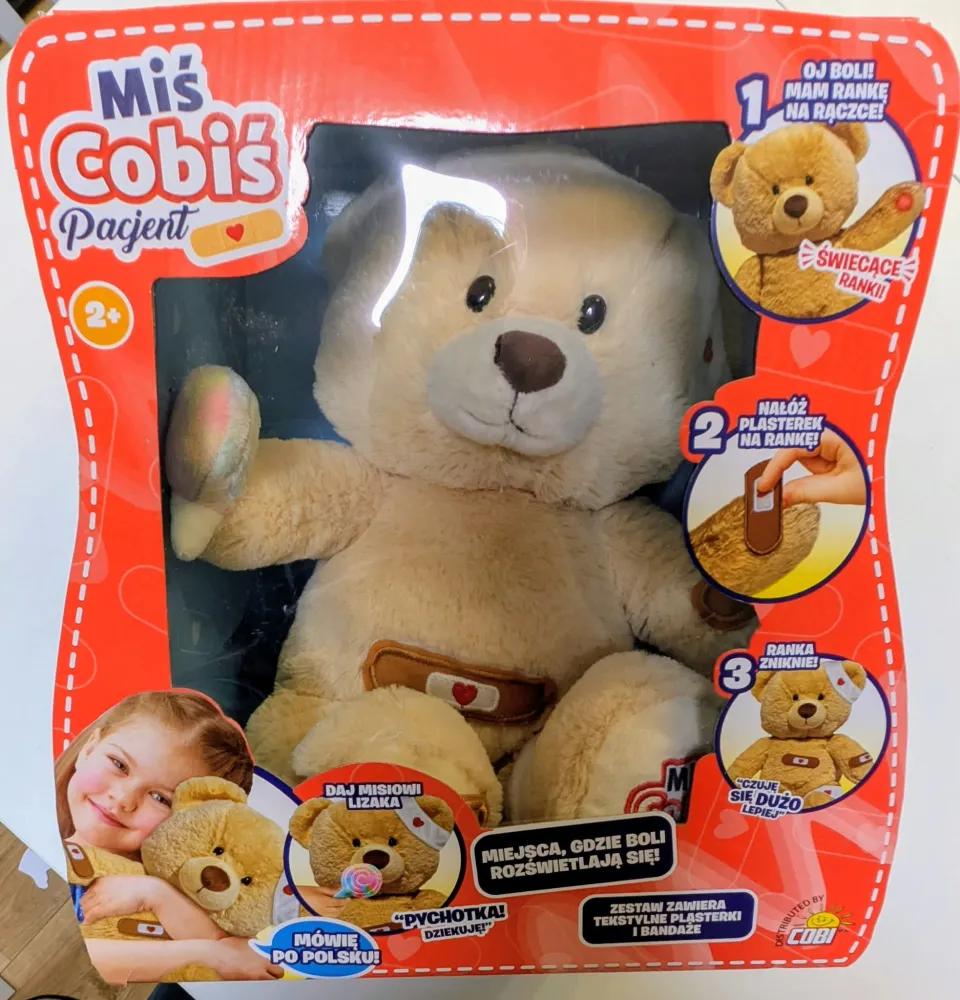 Cobi Maskotka Miś Cobiś Pacjent – zdjęcie 2 z 4