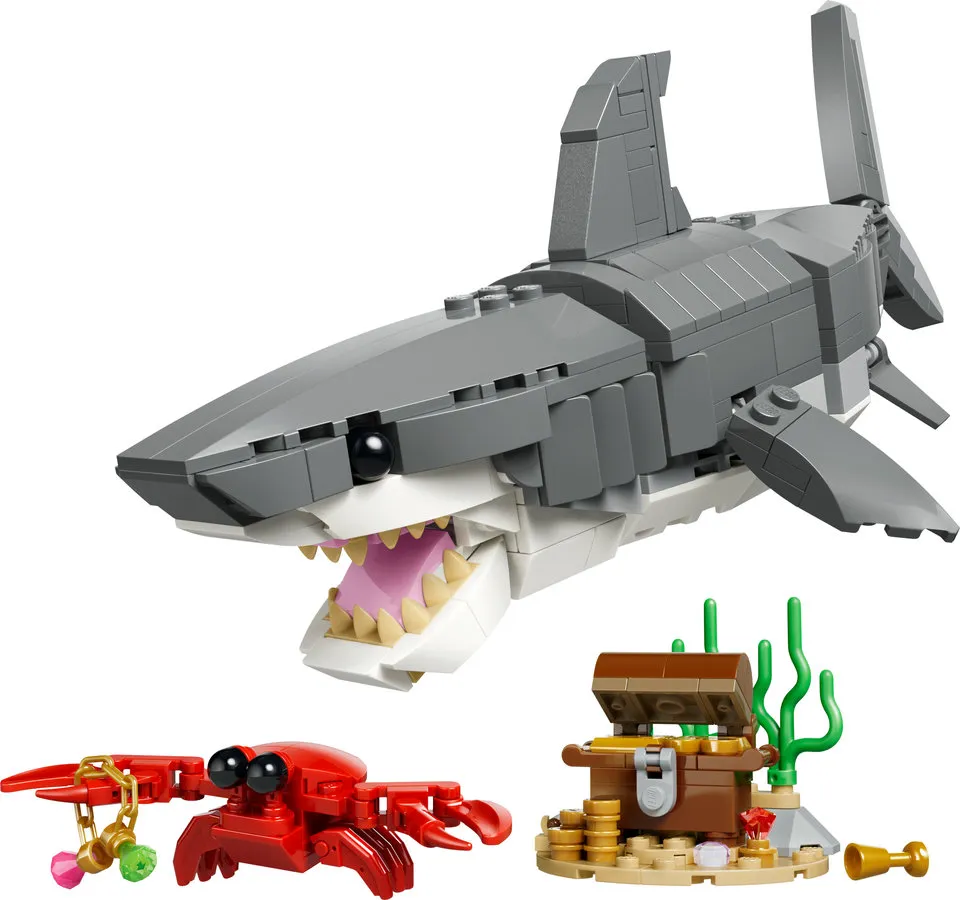 LEGO Creator 3w1 31381 Groźny rekin i skrzynia ze skarbem – zdjęcie 3 z 3