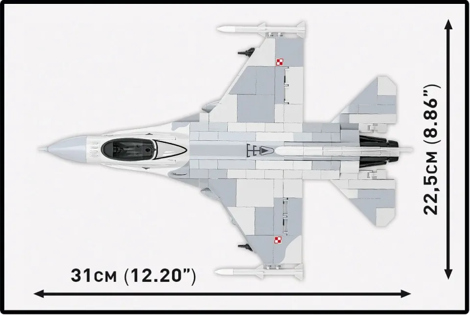 Klocki F-16C Fighting Falcon 463 klocków – zdjęcie 4 z 8