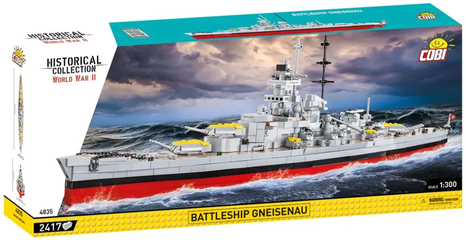 Klocki Historical Collection Battleship Gneisenau – zdjęcie 1 z 10