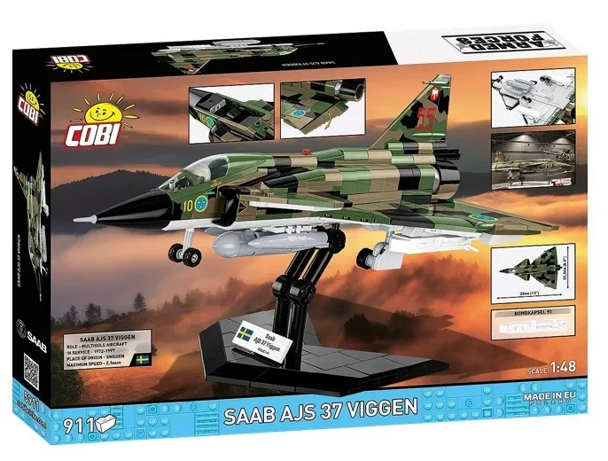 Klocki Saab AJS 37 Viggen 911 klocków – zdjęcie 2 z 10