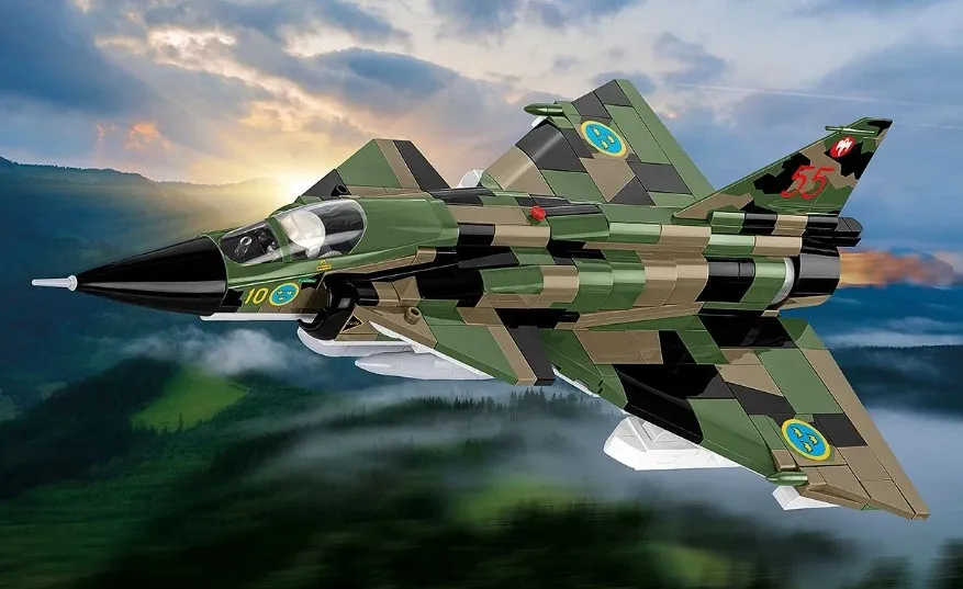 Klocki Saab AJS 37 Viggen 911 klocków – zdjęcie 3 z 10