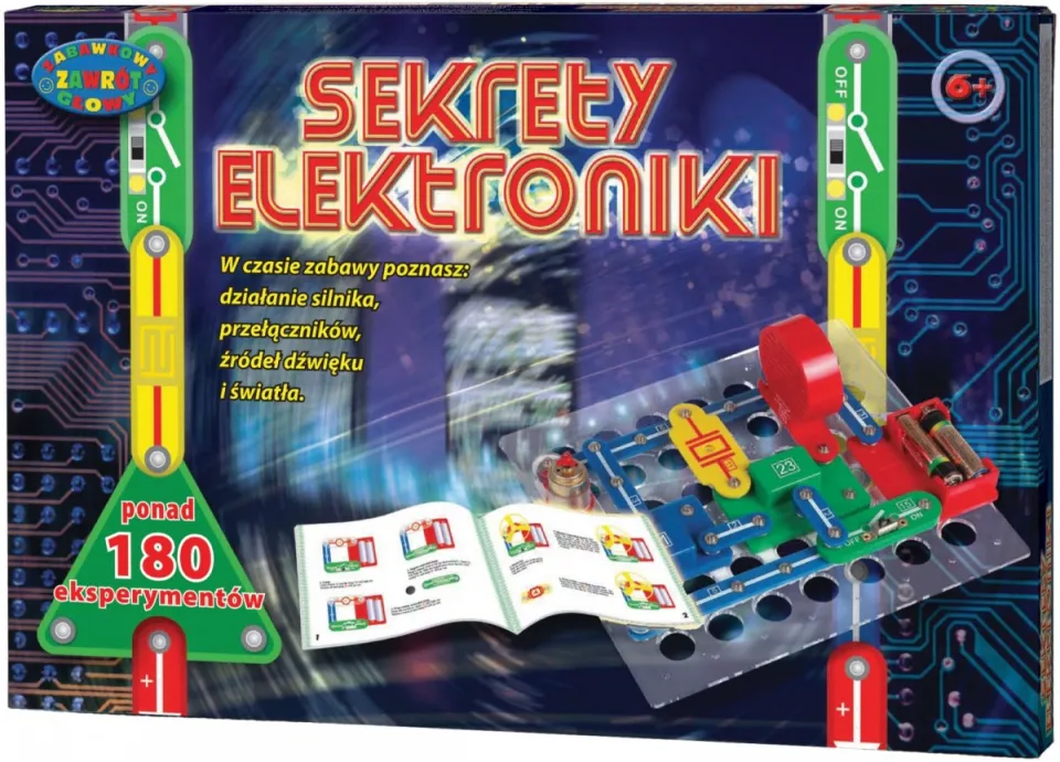 Dromader Sekrety Elektroniki 180 eksperymentów – zdjęcie 1 z 2