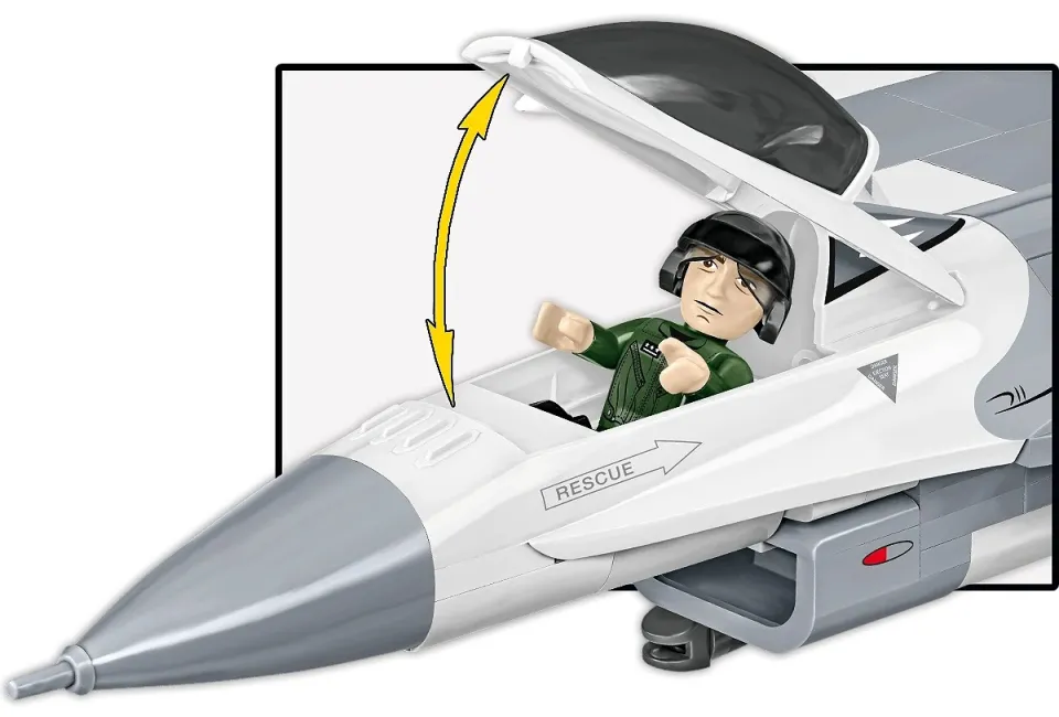 Klocki F-16C Fighting Falcon 463 klocków – zdjęcie 6 z 8
