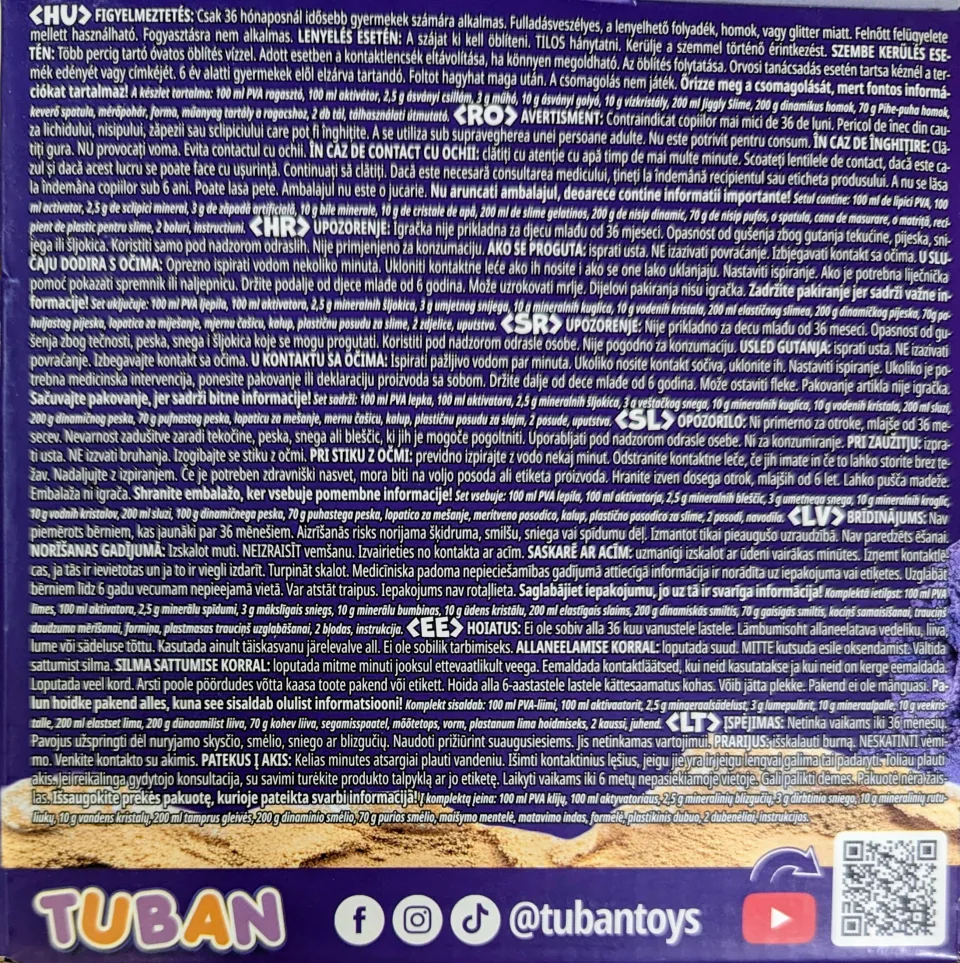 TUBAN Zestaw mas sensorycznych – zdjęcie 4 z 5