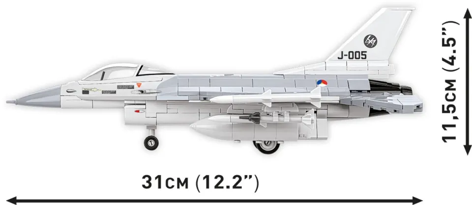 Klocki F-16 AM Fighting Falcon 425 klocków – zdjęcie 3 z 8