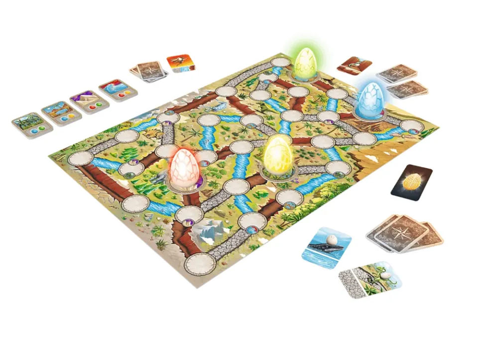 Gra rodzinna Magajaja Dinosaurs Trefl 02281 – zdjęcie 2 z 3